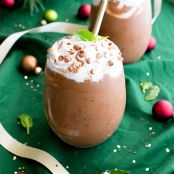 Vegan Peppermint Mocha Frappuccino (V, Paleo, Gluten Free, Dairy-Free)